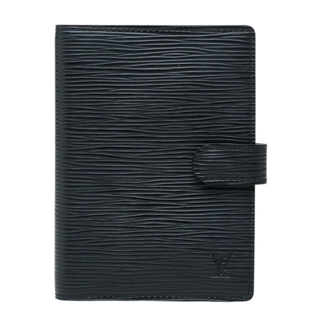 Louis Vuitton Epi Agenda PM 6-ring notebook cover R20052 Noir Black Leather M...